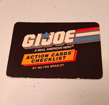 Hasbro 1986 G.I. Joe Milton Bradley Action Cards Checklist Card #192 picture