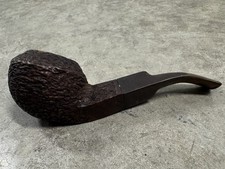 Vintage Lord Estate Tobacco Pipe Rusticated Bent Briar Wood Meerschaum-lined picture