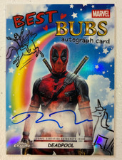 2025 Topps Deadpool Chrome Best Bubs Ryan Reynolds Deadpool Autograph Auto Card picture