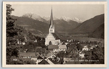 Real Photo Postcard Imst Tyrol Parish Church Mieminger Range TKV RPPC  picture