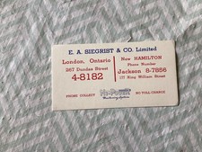 LONDON,ONTARIO BLOTTER.E.A.SIEGRIST & CO ,LTD,HAMILTON ,ONTARIO picture
