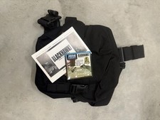 Blackhawk Gas Mask Pouch Black IVS MOLLE Drop Leg Carrier NWT New picture