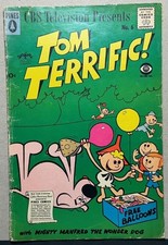 Overstreet SCARCE 1958 TOM TERRIFIC #6 Pines Comic picture