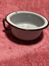 Vintage Graniteware Pot With Handle. picture