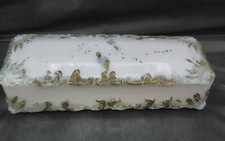 Antique Early 1900's Dithridge Co. Milk Glass Vanity 