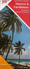 New AAA MEXICO & CARIBBEAN/CENTRAL AMERICA ROAD MAP International LATEST 2024 picture