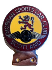 Badge auto car Morgan The Morgan Three Wheeler Club British auto car maker picture