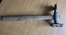 Treenware Meat Tenderizer Butcher Mallet Wooden Handle Farmhouse Antique Hammer picture