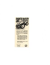 1969 CROWN CORVAIR SUPER BUGGY / DUNE BUGGY ~ ORIGINAL SMALLER PRINT AD picture