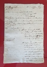 Italian documents from the 1800s bound together with thread - 1851 / 1865 picture