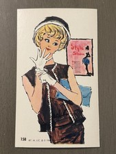 RARE 1962 MATTEL DYNAMIC TOY JUMBO BARBIE CARD #158 picture