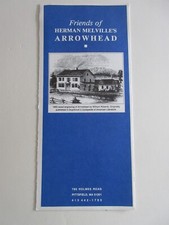Friends of Herman Melville's ARROWHEAD membership brochure Pittsfield MA picture