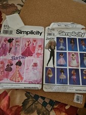 Lot Of 29 Vtg Doll/Craft Sewing Patterns McCalls Simplicity Etc 1970s-1990s Used picture