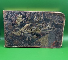 Old Victorian Autograph Book FULL OF Autographs CENTRE VALLEY PA 1904 Nice picture
