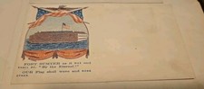 Unused Authentic Civil War Era Envelope, no stamp, Fort Sumter 1861 picture