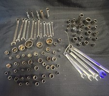 Vintage Craftsman USA Mixed Lot Around 90 Pieces Mostly 1/4 Inch Some Double picture