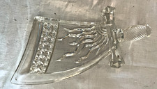 EAPG Depression Era Glass Flaming Sword Pickle - Relish - Candy - Dish picture