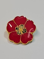 Poppy Flower Veterans Lapel Pin Small Size  picture