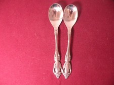 Set Of 2 Ice Cream Spoons Oneida Raphael Distinction Deluxe HH Stainless 6