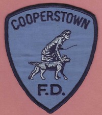 COOPERSTOWN NEW YORK FIRE RESCUE PATCH picture