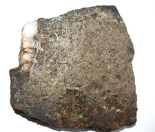SILVER SULFIDE GOLD COPPER ORE 1800S PRE KNOB COPPER MINE N. C. POLISHED SLAB picture