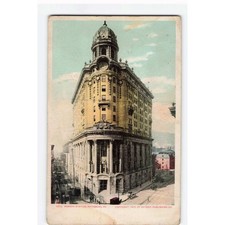 Vintage 1905 Wabash Station Pittsburg PA Detroit Publishing Postcard 1906 Stamp picture