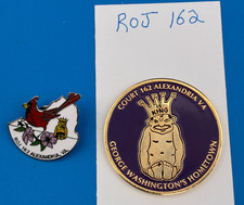 Royal Order of Jesters Masonic Court 162 Alexandria Virginia Pin Coin Token RARE picture