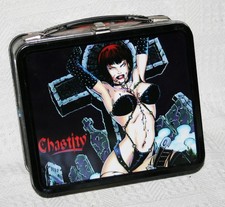 2000 Chaos Comics Chastity Dynamic Forces Metal Lunchbox No Thermos Vintage picture