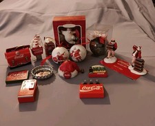 Lot of 18 Coca-Cola Christmas Ornaments & Magnets picture