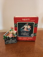 1991 Enesco Lights Camera Kissmas Christmas Ornament Mouse Movie Theme picture