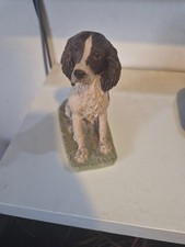 Vintage Border Fine Arts English Springer Spaniel Dog Figurine Hand Made Scotlan picture