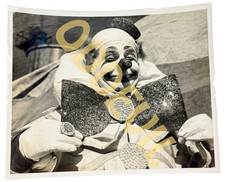 Original Felix Adler Clown antique photo barnum circus Atwell RARE IMAGE picture