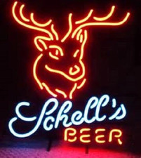US STOCK Schell's Beer Neon Sign 19
