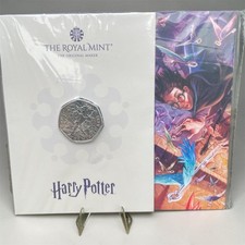 Original Royal Mint 2024 Harry Potter Winged Keys 50p Coin Folder Brilliant UNC picture