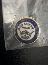 Miss American Co Ed Lapel Pin Beauty Pageant CA7 Brand New In Pollack Box picture