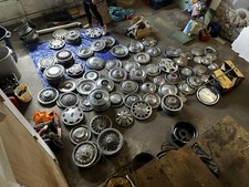 Lot Of Vintage Hubcaps 1950,s Thru 1990s picture
