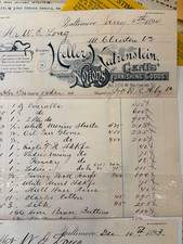Large lot (30+) Busn Ephemera 1890s - 30s - Balt/NY/PHL Merch-Dry Gds, Clothing picture