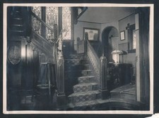 UNIVERSITY of MICHIGAN SIGMA NU FRATERNITY HOUSE INTERIOR 6 X 8 PHOTOS 1912 picture