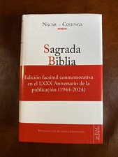 Sagrada Biblia Nácar Colunga 1944-2024 Edición Facsímil Conmemorativa (80 Años) picture