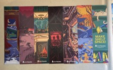 7 Thriftbooks Bookmarks Book Reading Cluemark Mystery Drama Sci-Fi Reader Fun picture