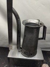 Vintage BROOKINS Model B-11 (1/2 Gallon) Oil Can w/ Ridgid Spout and Handle picture