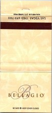 Bellagio Hotel Casino Las Vegas Vintage Matchbook Cover TMM17-7 picture