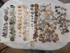 Mega 6LB (Over 250 pcs) Natural Crystals Mineral Mixed Gemstones + BONUS LOOK picture