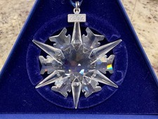 SWAROVSKI  2002 Annual Star Christmas Ornament With Box Sleeve COA MPN 288802 picture