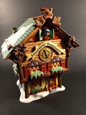 Dept 56 Alpine Village Black Forest Cuckoo Clocks Schwarzwalder Kuckucksuhren picture
