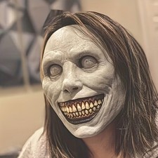 Scary Halloween Latex Mask Realistic Durable Creepy Horror Cosplay Adult picture