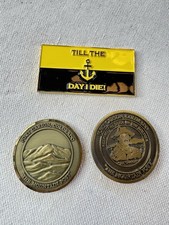 Fort Carson Command Chaplain Challenge Coin Lot Navy Chief Military 3 Pc picture