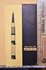 Vintage Martin U.S. Army Pershing Missle TEL Nuclear Warhead Brochure picture