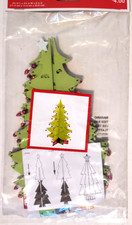 Wood Christmas Tree Centerpiece Tabletop Decor Target Exclusive 2011 9 in Tall picture
