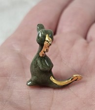 HR Hagen Renaker Miniature Baby Dragon with Golden Spine and Tail Figurine HTF picture